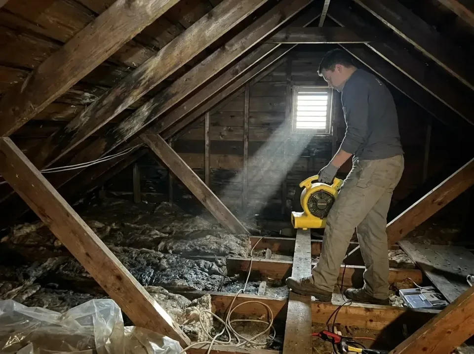 attic-water-damage-drying-proc-007 — frequently asked questions, Emergency Water Extraction & 24/7 Flood Response in Cozad,…